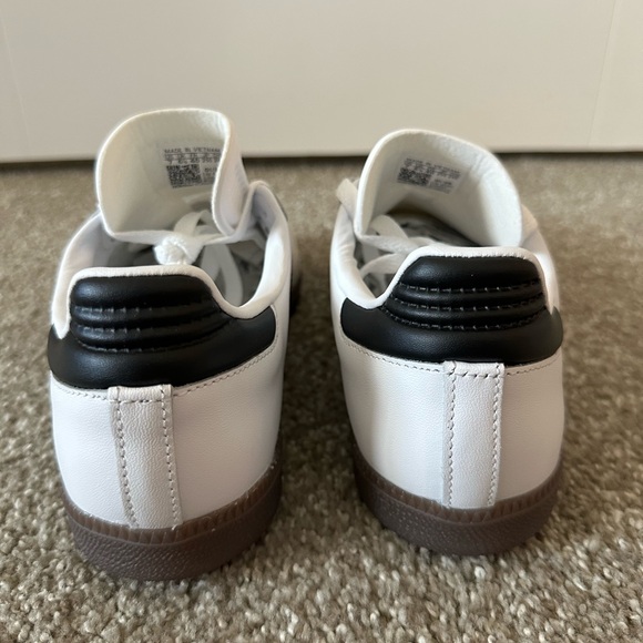 NEW Adidas Samba OG Black/White Shoes Size 7 - Picture 6 of 12